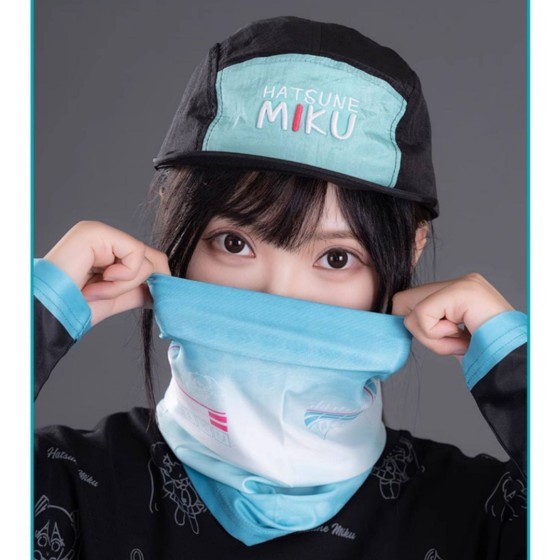 Vocaloid Hatsune Miku Running Series Moeyu Miku Merch Outdoor Protection Cap
